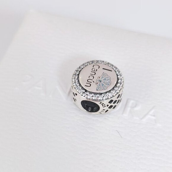 Pandora I Love Cancun Seashell Exclusive Travel Vacation Exclusive Bead Charm - Picture 5 of 7